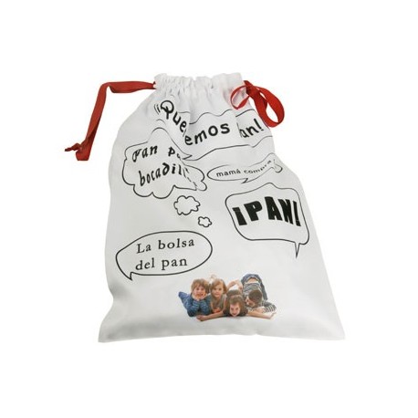 Bolsa de pan personalizada con fotos