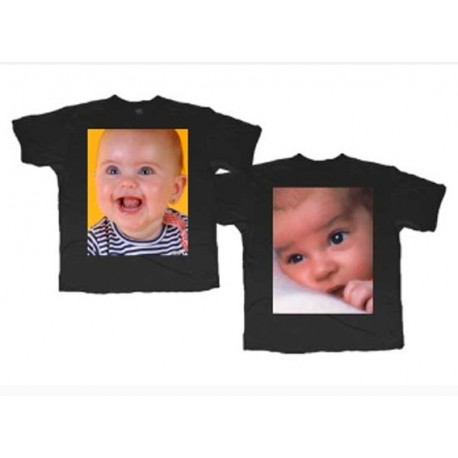 Camiseta colores doble cara personalizada con fotos
