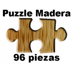 Puzzle madera 96 piezas