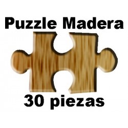 Puzzle madera 30 piezas
